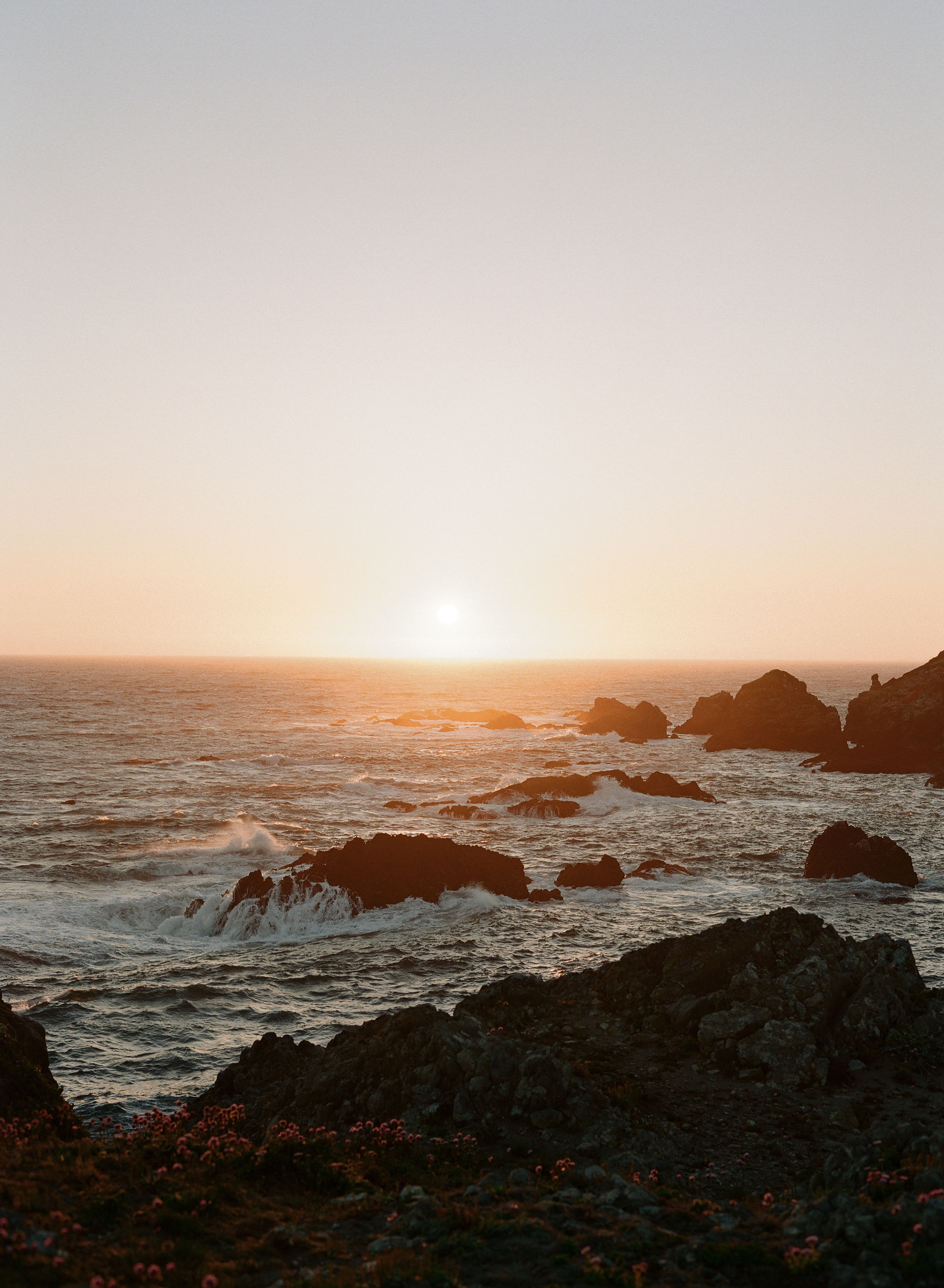 Pacific sunset from the Sonoma Coast