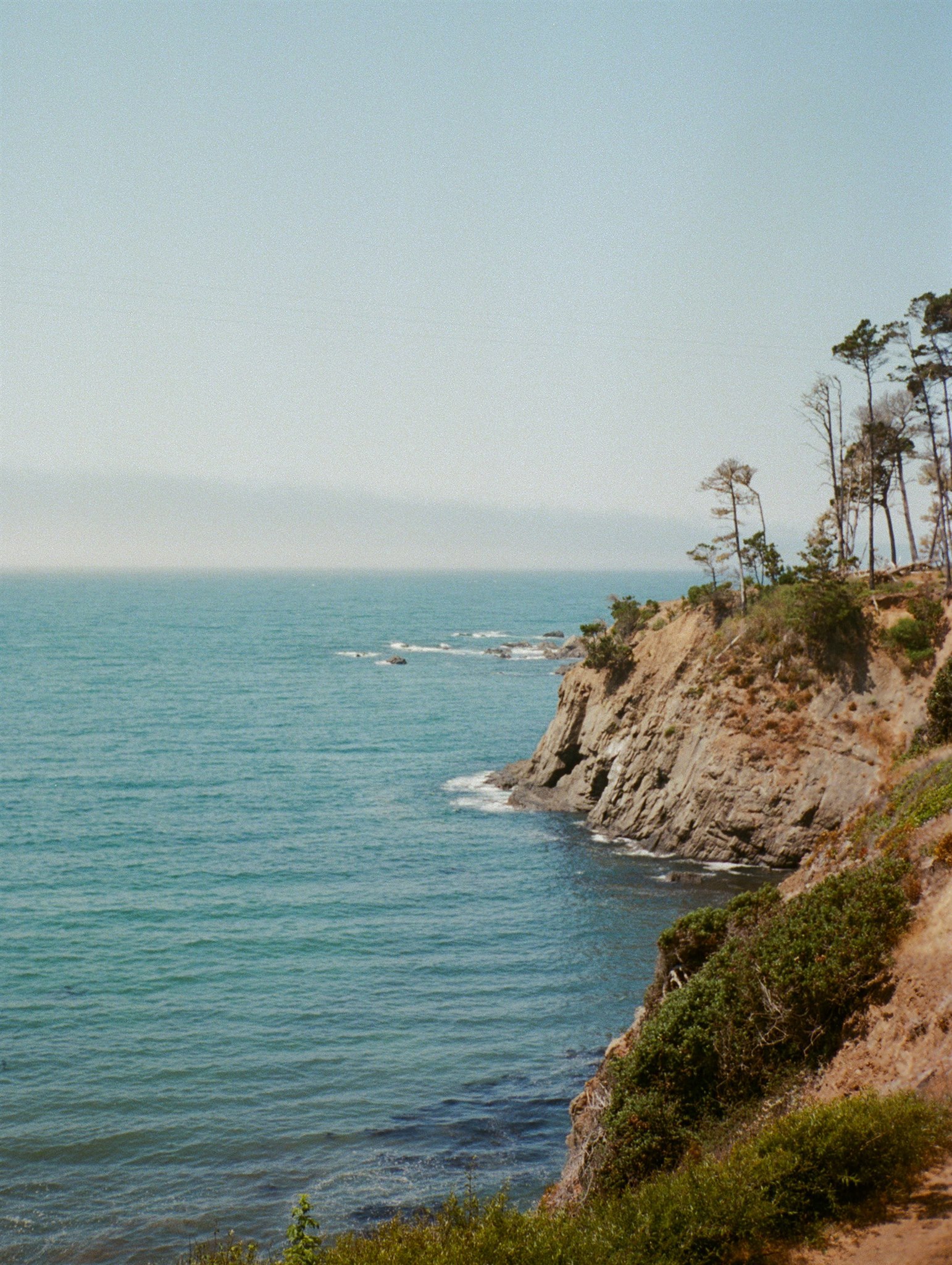 Mendocino coastline near Rendezvous